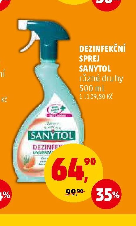 Dezinfekční sprej Sanytol 500 ml