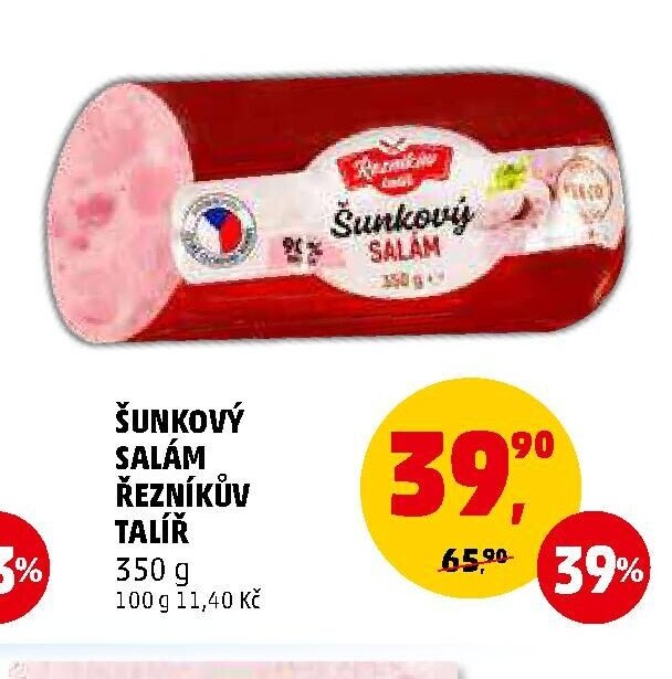 Šunkový salám Řezníkův talíř