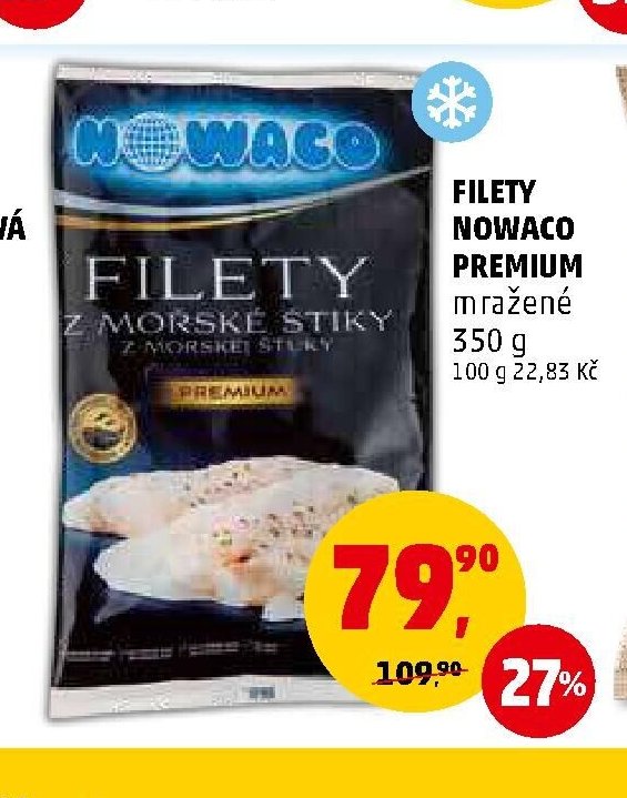 Filety Nowaco Premium mražené