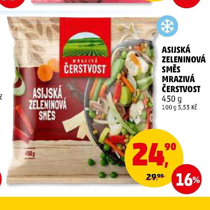 Asijská zeleninová směs Čerstvost