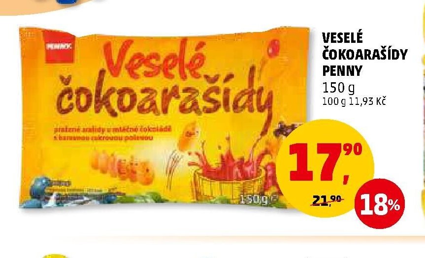 VESELÉ ČOKOARAŠÍDY PENNY