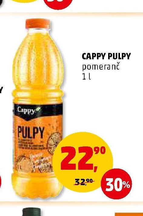 CAPPY PULPY pomeranč