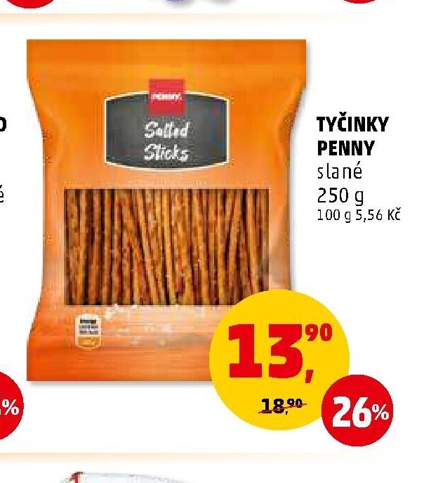 TYČINKY PENNY slané