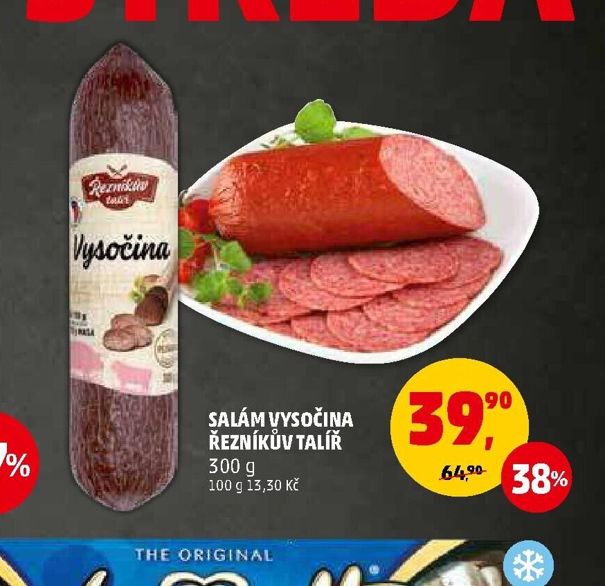 Salám Vysočina Řezníkův talíř