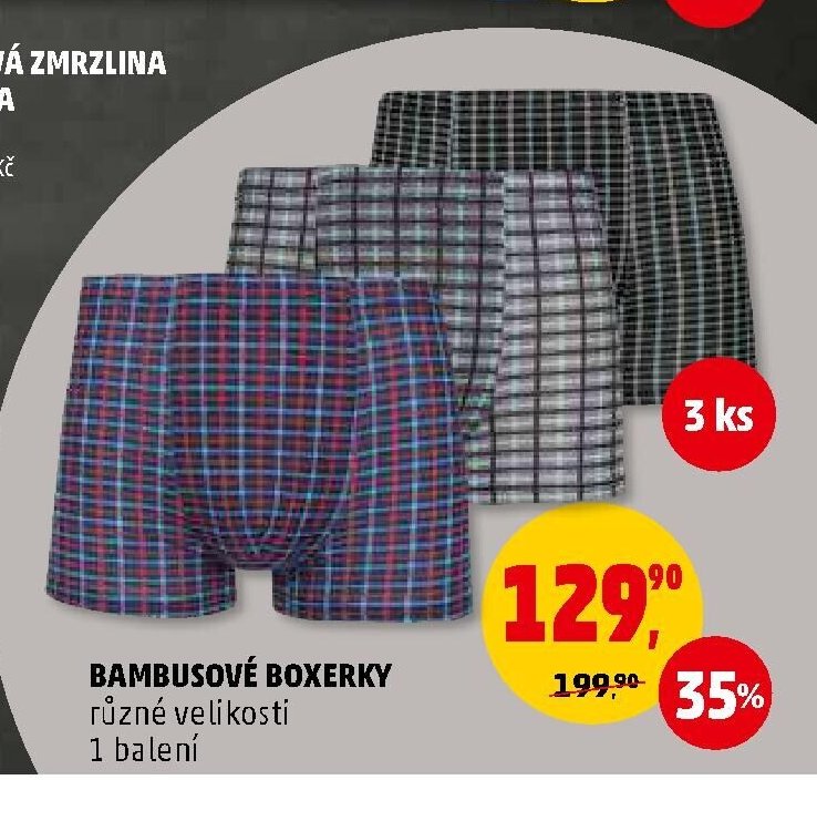 Bambusové boxerky
