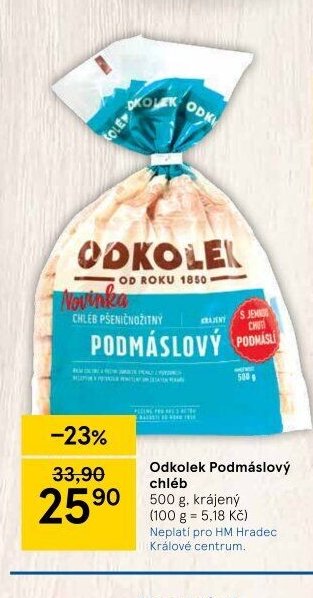 Odkolek Podmáslový chléb