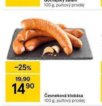 Česneková klobása