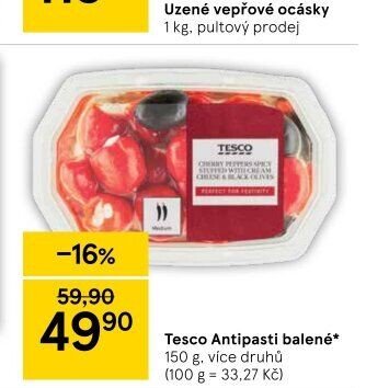 Tesco Antipasti balené