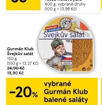 Gurmán Klub Švejkův salát