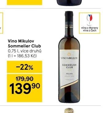 Víno Mikulov Sommelier Club