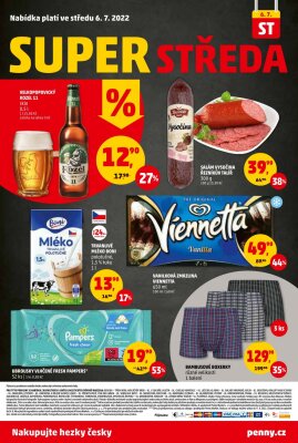 akční leták Penny Market 30.6.2022-6.7.2022