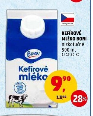 KEFÍROVÉ MLÉKO BONI