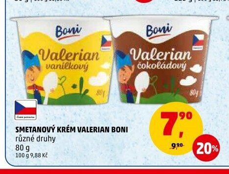 SMETANOVÝ KRÉM VALERIAN BONI