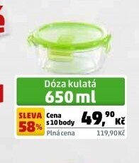 Dóza kulatá 650 ml