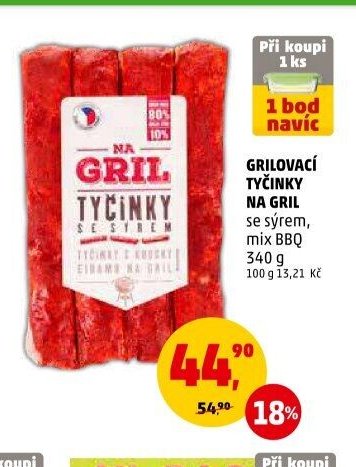Grilovací tyčinky na gril se sýrem