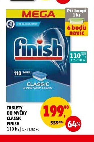 Tablety do myčky Classic Finish