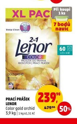 Prací prášek Lenor