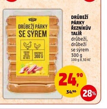 DRŮBEŽÍ PÁRKY ŘEZNÍKŮV TALÍŘ