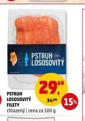PSTRUH LOSOSOVITÝ FILETY