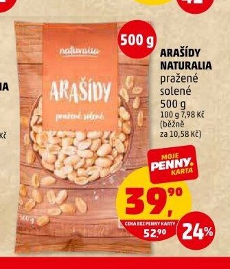 Arašídy Naturalia