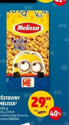 Těstoviny Melissa