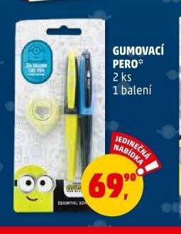 Gumovací pero