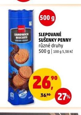 Slepované sušenky Penny