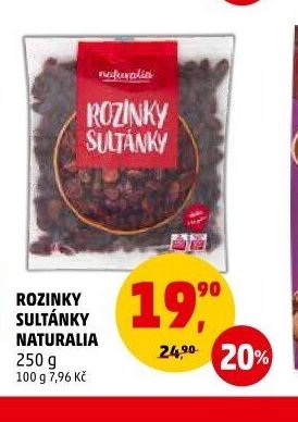 Rozinky sultánky Naturalia