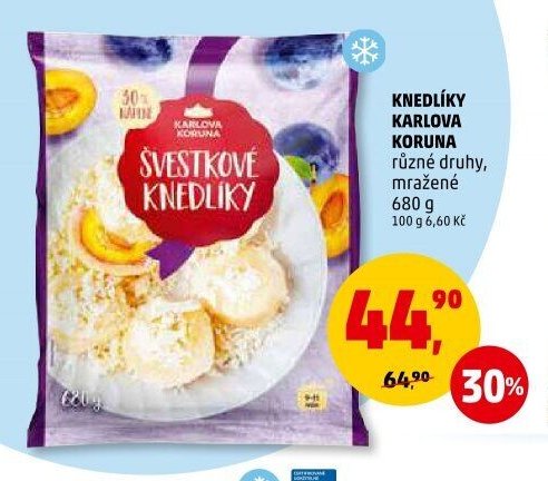 Švestkové knedlíky Karlova Koruna