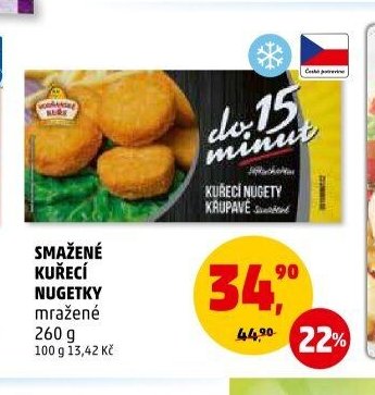 Smažené kuřecí nugetky