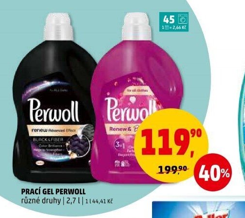 PRACÍ GEL PERWOLL různé druhy