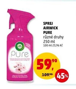 SPREJ AIRWICK PURE různé druhy