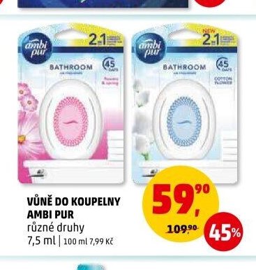 VŮNĚ DO KOUPELNY AMBI PUR různé druhy