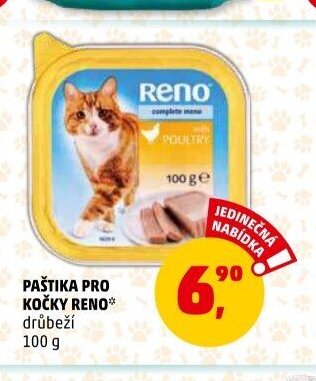 Paštika pro kočky Reno drůbeží 100 g