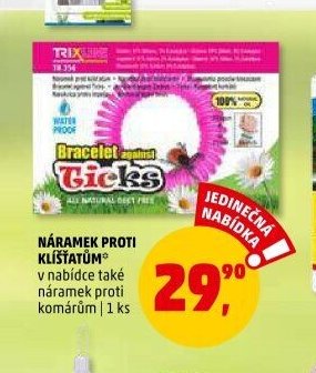Náramek proti klíšťatům