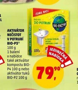 Aktivátor nečistot v potrubí BIO-P3