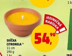 Svíčka citronela