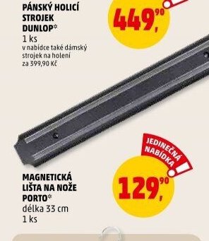 MAGNETICKÁ LIŠTA NA NOŽE PORTO