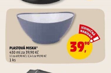PLASTOVÁ MISKA
