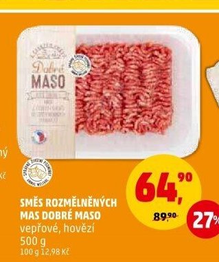 Směs rozmletých mas Dobré maso vepřové, hovězí 500 g