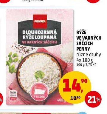 Rýže ve varných sáčcích Penny