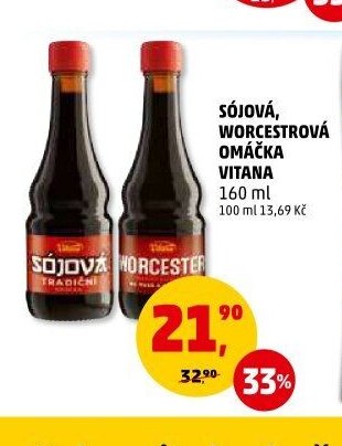 Sójová, worcestrová omáčka Vitana