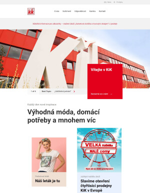 akční leták Kik textil 29.6.2022-5.7.2022