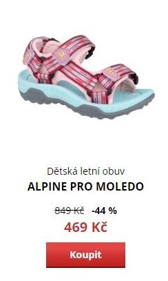 Dětská letní obuv ALPINE PRO MOLEDO