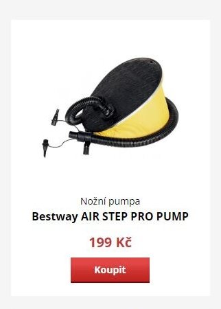 Nožní pumpa Bestway AIR STEP PRO PUMP