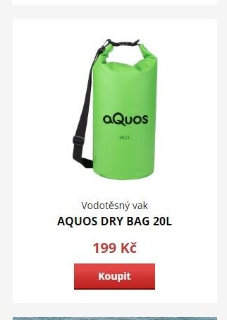 Vodotěsný vak AQUOS DRY BAG 20L