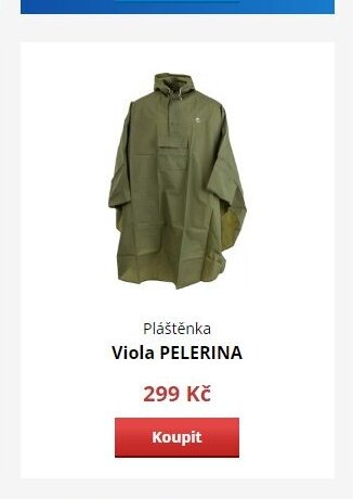 Pláštěnka Viola PELERINA