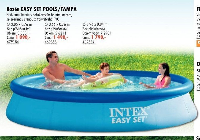 Bazén EASY SET POOLS/TAMPA - UNI HOBBY akcniletaky.com
