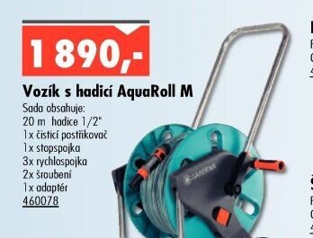 Vozík s hadicí AquaRoll M