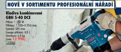 Kladivo kombinované GBH 5-40 DCE - UNI HOBBY akcniletaky.com